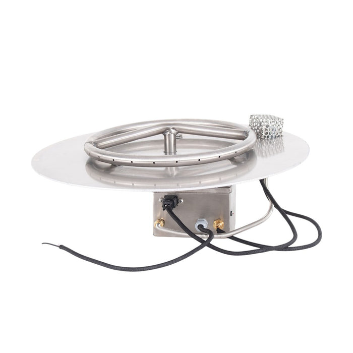 The Outdoor Plus Round Flat Pan & Round Stainless Steel Burner