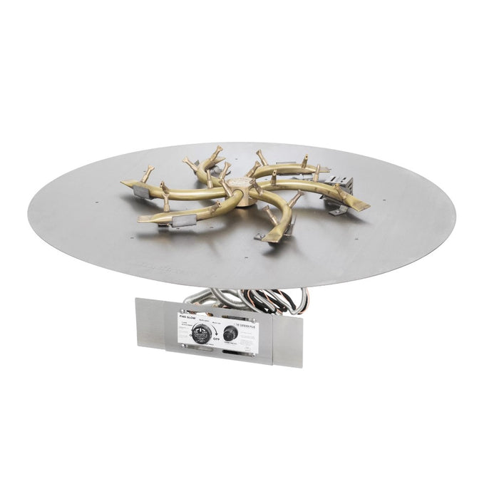 The Outdoor Plus Round Flat Pan and Brass Triple 'S' Bullet Burner