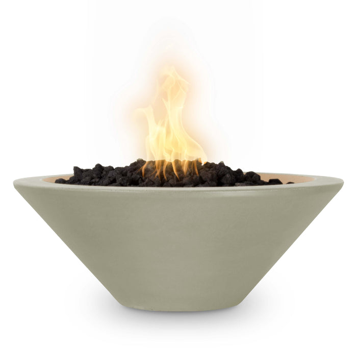 The Outdoor Plus Round Cazo Fire Bowl - GFRC Concrete OPT-CZNL