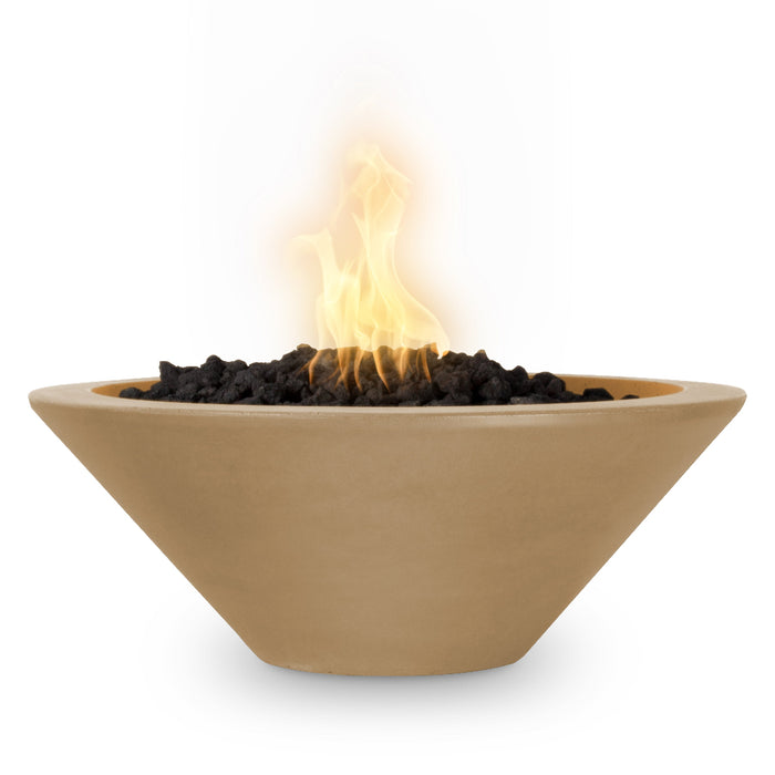 The Outdoor Plus Round Cazo Fire Bowl - GFRC Concrete OPT-CZNL