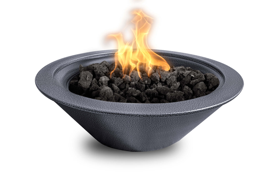The Outdoor Plus Cazo Fire Bowl - Narrow Ledge - Powder Coated OPT-CZNLPC