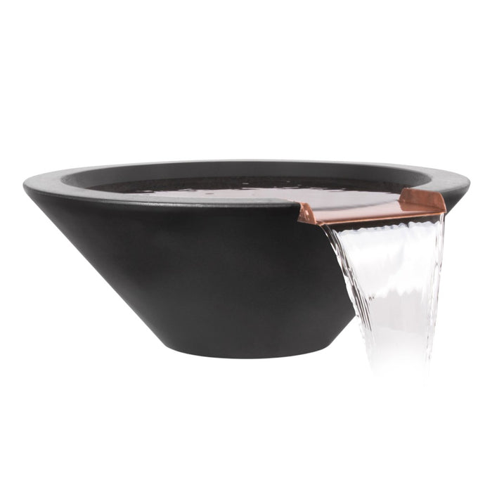 The Outdoor Plus Round Cazo Water Bowl - GFRC Concrete