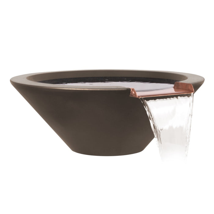 The Outdoor Plus Round Cazo Water Bowl - GFRC Concrete