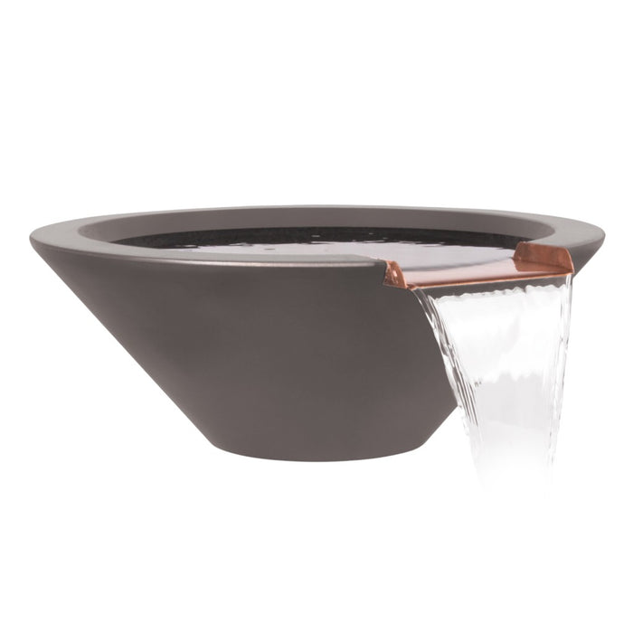 The Outdoor Plus Round Cazo Water Bowl - GFRC Concrete