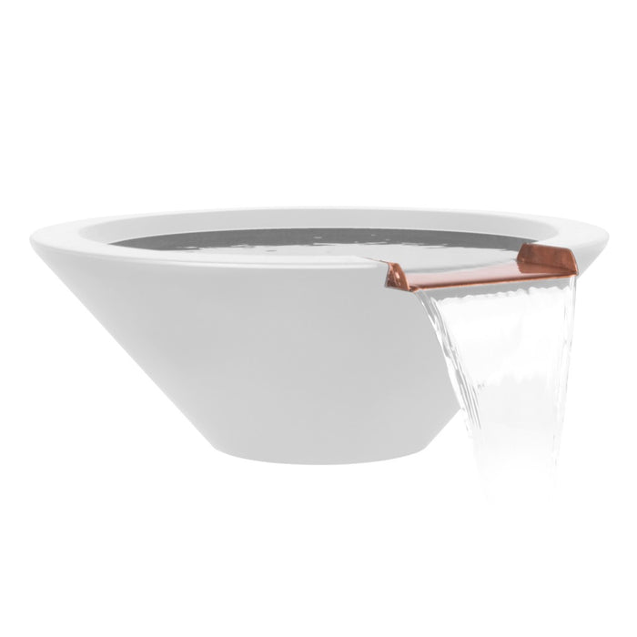 The Outdoor Plus Round Cazo Water Bowl - GFRC Concrete