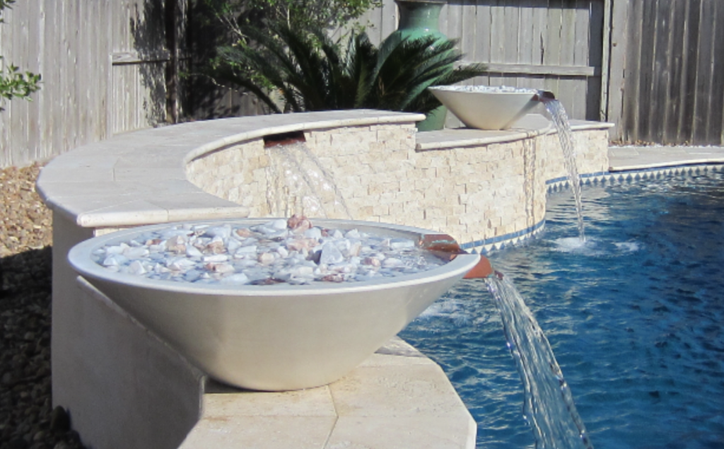 The Outdoor Plus Round Cazo Water Bowl - GFRC Concrete
