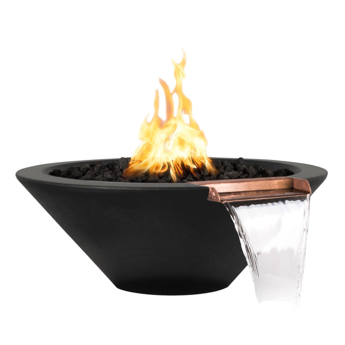 The Outdoor Plus Round Cazo Fire & Water Bowl - GFRC Concrete