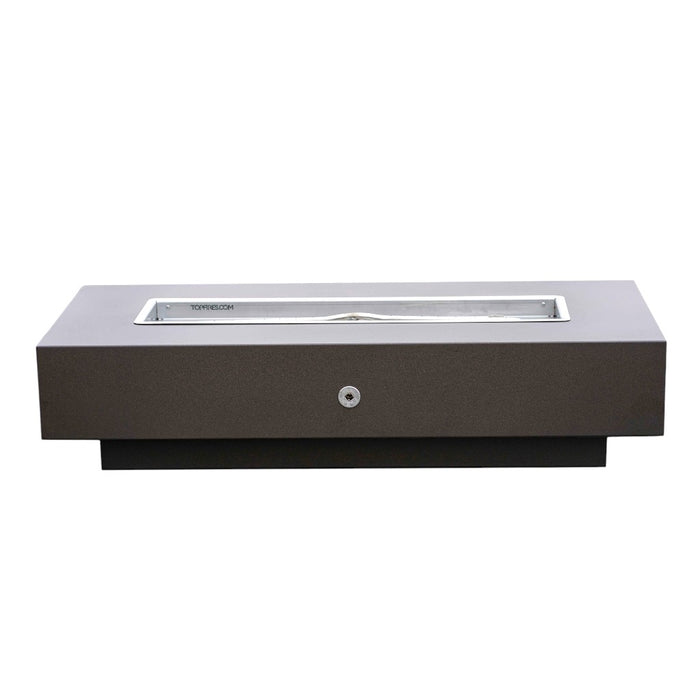 The Outdoor Plus Rectangular Coronado Fire Pit - Powder Coated Metal OPT-CORPC