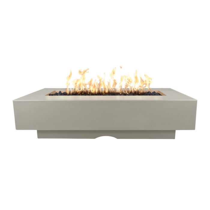 The Outdoor Plus Rectangular Del Mar Fire Pit - GFRC Concrete