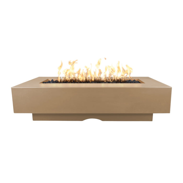 The Outdoor Plus Rectangular Del Mar Fire Pit - GFRC Concrete
