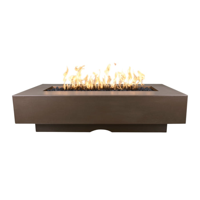 The Outdoor Plus Rectangular Del Mar Fire Pit - GFRC Concrete