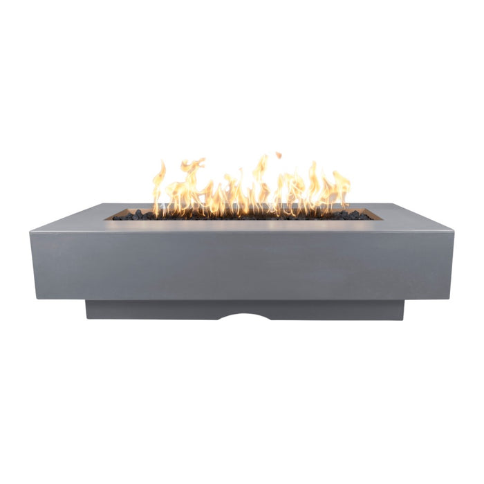 The Outdoor Plus Rectangular Del Mar Fire Pit - GFRC Concrete