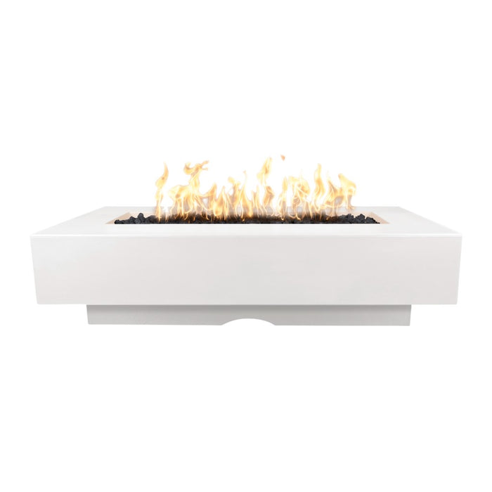The Outdoor Plus Rectangular Del Mar Fire Pit - GFRC Concrete