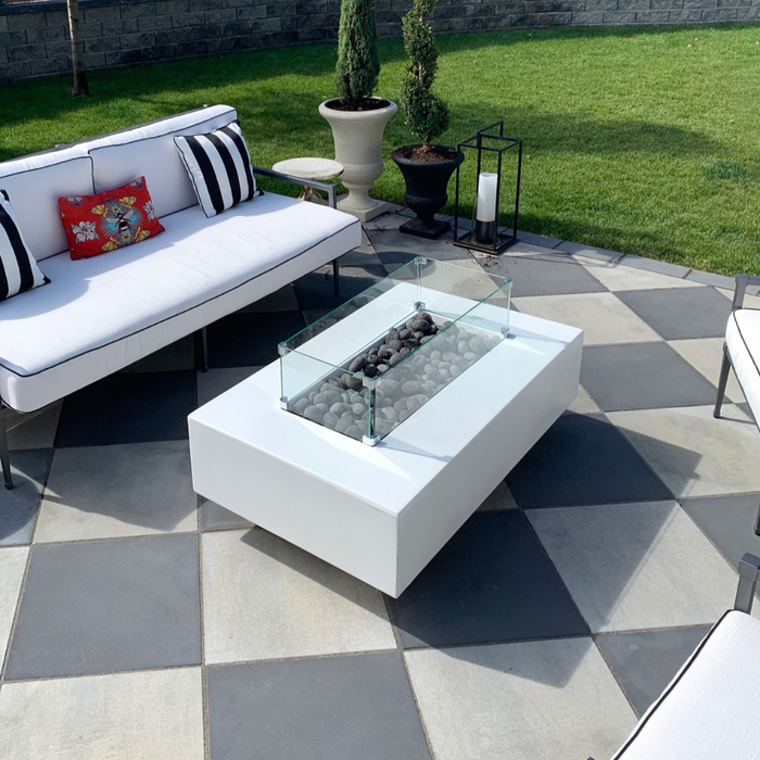 The Outdoor Plus Rectangular Glass Wind Guard ¼" - Tempered Glass with Polished Edges OPT-WG