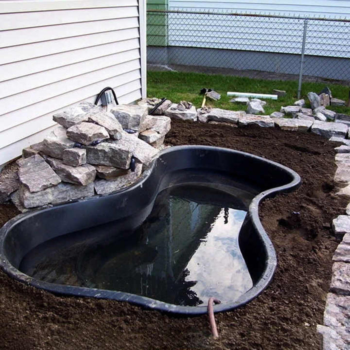 Black Modern Luxury Home Garden Outdoor Koi Pond
