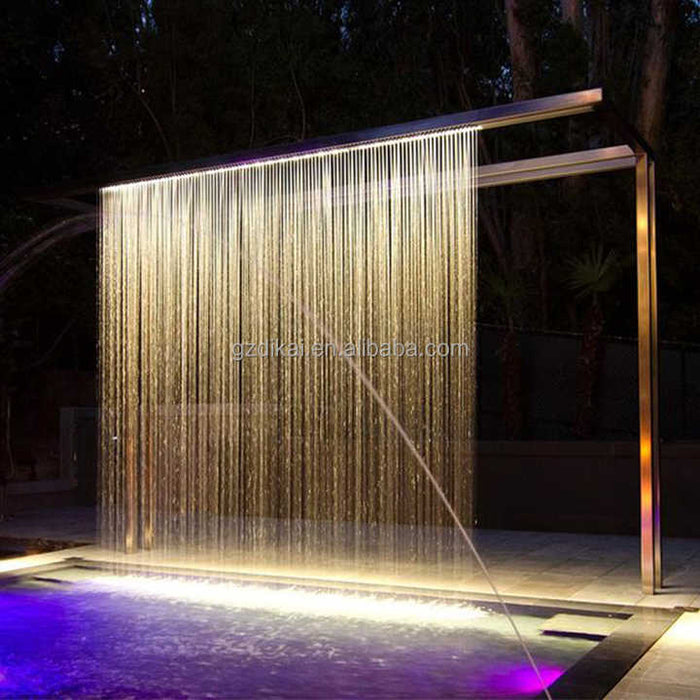 Customized Modern Indoor Water Curtain For Home Business