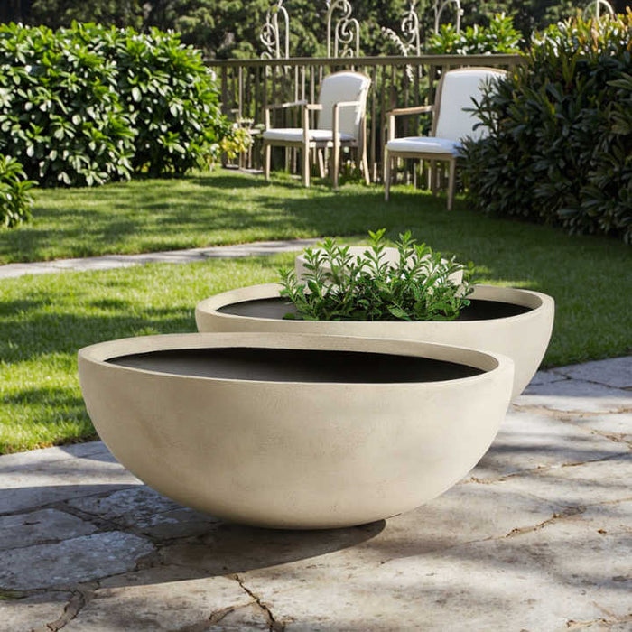 Outdoor Large GRC Flower Pot Rectangular Concrete Garden Planter GRP Home Planter