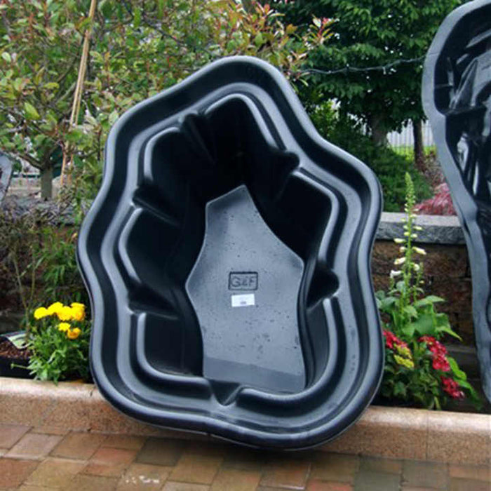 Black Modern Luxury Home Garden Outdoor Koi Pond