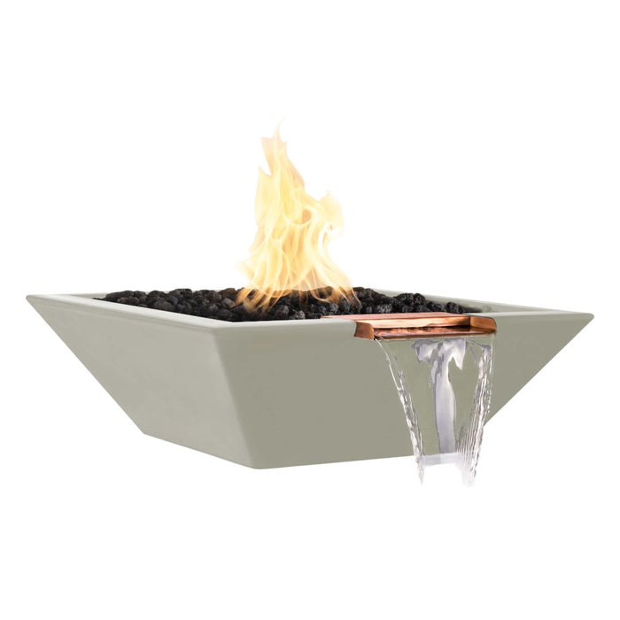 The Outdoor Plus Maya Fire & Water Bowl - GFRC Concrete