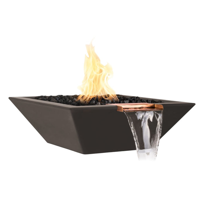 The Outdoor Plus Maya Fire & Water Bowl - GFRC Concrete