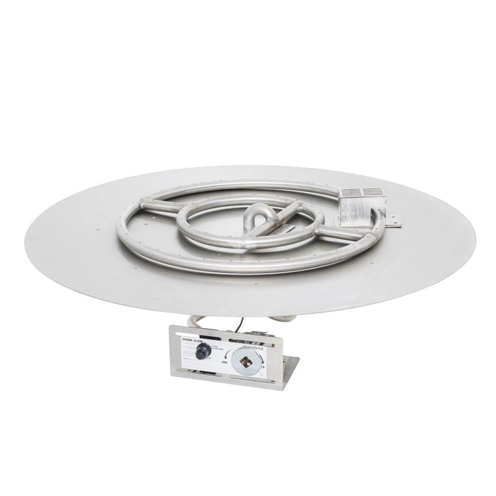 The Outdoor Plus Round Flat Pan & Round Stainless Steel Burner
