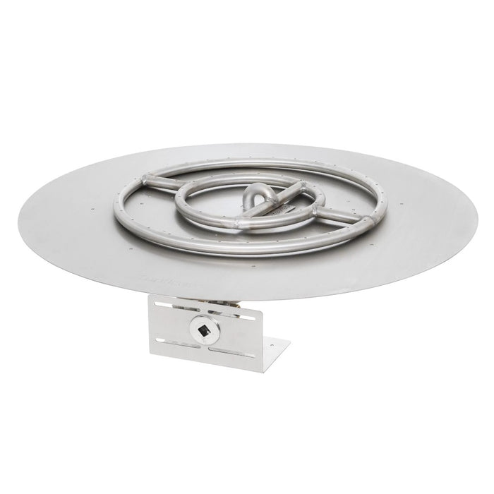 The Outdoor Plus Round Flat Pan & Round Stainless Steel Burner