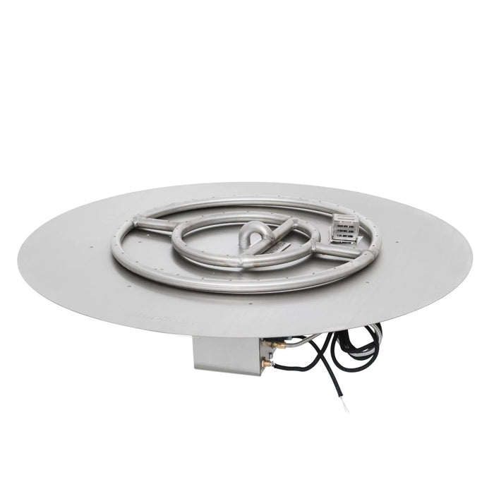 The Outdoor Plus Round Flat Pan & Round Stainless Steel Burner