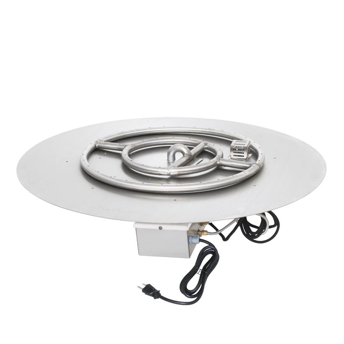 The Outdoor Plus Round Flat Pan & Round Stainless Steel Burner