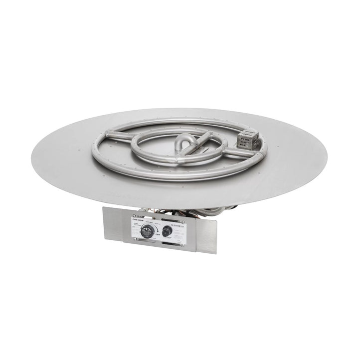 The Outdoor Plus Round Flat Pan & Round Stainless Steel Burner