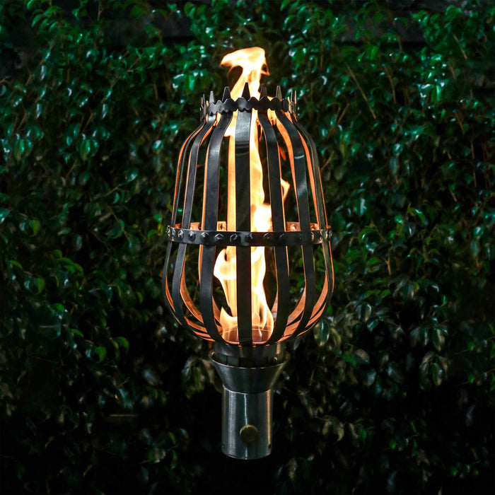 The Outdoor Plus Urn Torch with Torch Base - Stainless Steel OPT-TT10M