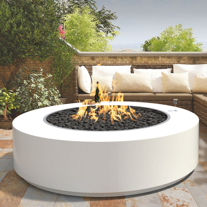 The Outdoor Plus Round Unity Fire Pit - Powder Coated Metal OPT-UNYPC