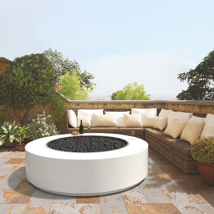 The Outdoor Plus Round Unity Fire Pit - Powder Coated Metal OPT-UNYPC