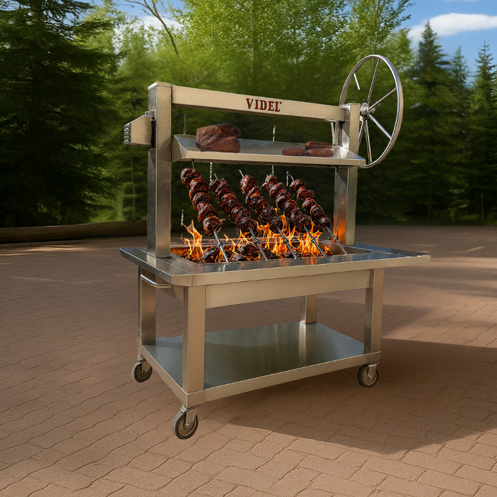 Videl USA Brasa II - Santa Maria Style Grill - Stainless Steel Finish VG-BDFSS