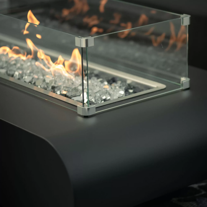 The Outdoor Plus Rectangular Glass Wind Guard ¼" - Tempered Glass with Polished Edges OPT-WG