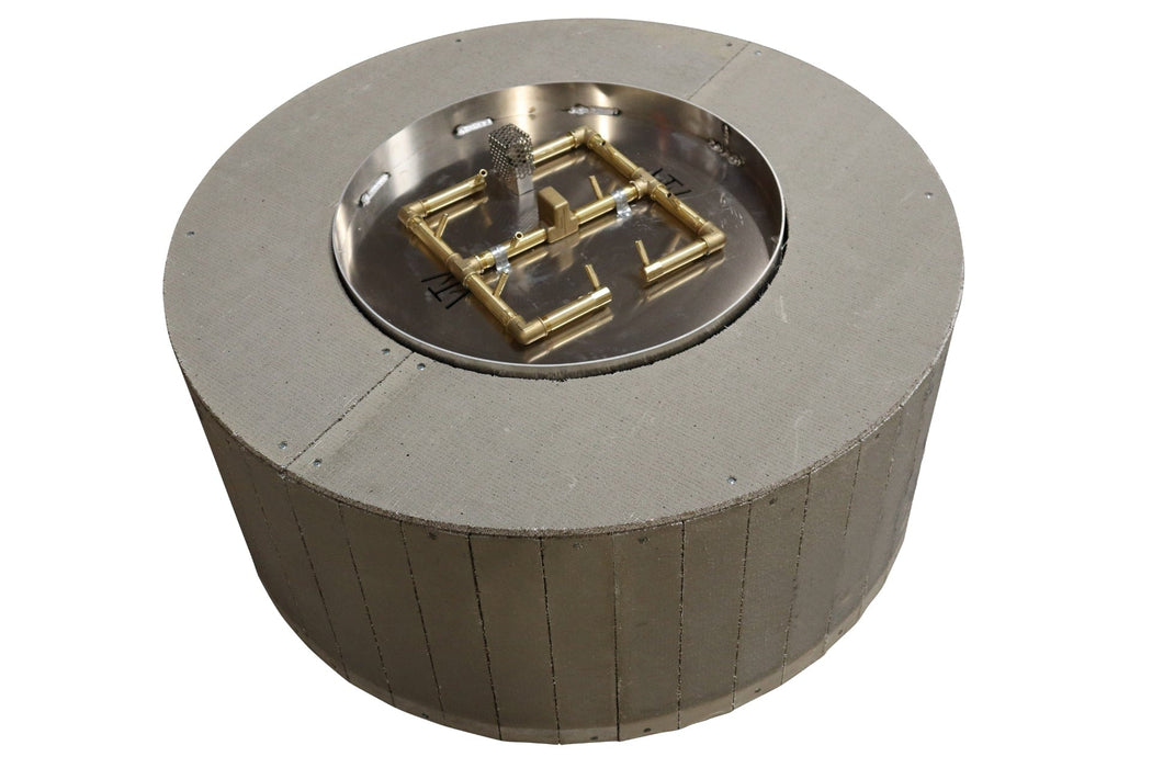Warming Trends Crossfire Circular 72x18-Inch Ready To Finish Fire Pit Kit FC72