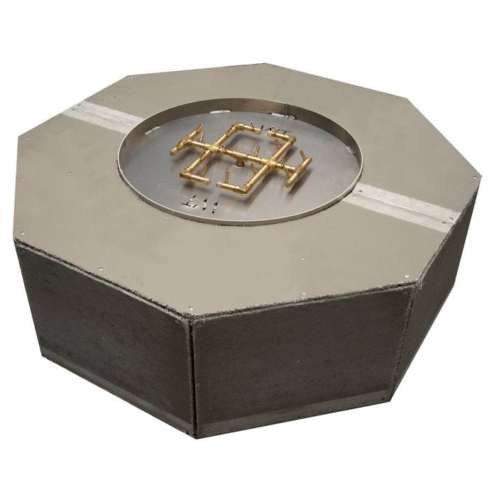 Warming Trends Crossfire Octagon 54x18-Inch Ready To Finish Fire Pit Kit FO54