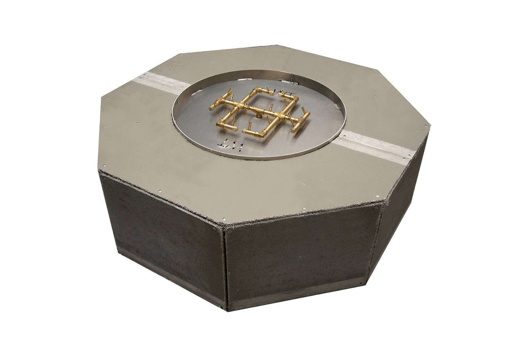 Warming Trends Crossfire Octagon 60x18-Inch Ready To Finish Fire Pit Kit FO60