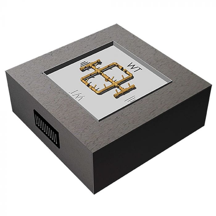 Warming Trends Crossfire Square 48x48x18-Inch Ready To Finish Fire Pit Kit FS4848