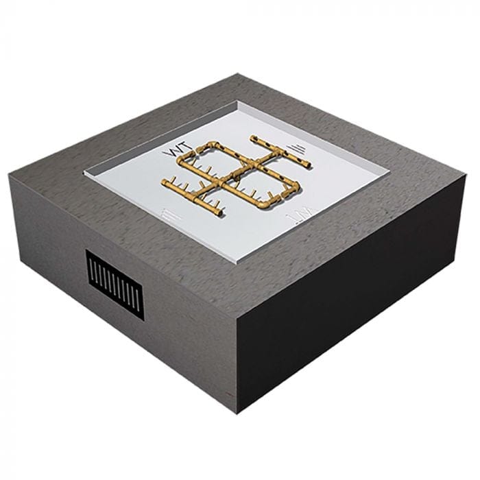 Warming Trends Crossfire Square 54x54x18-Inch Ready To Finish Fire Pit Kit FS5454