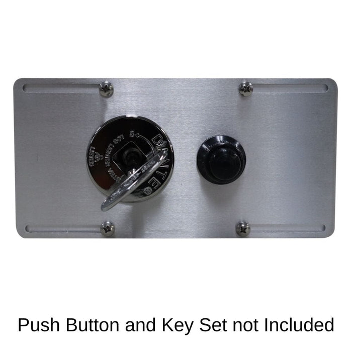 Warming Trends Aluminum Key Valve 11.38 x 4-Inch Mounting Plate MBRBW
