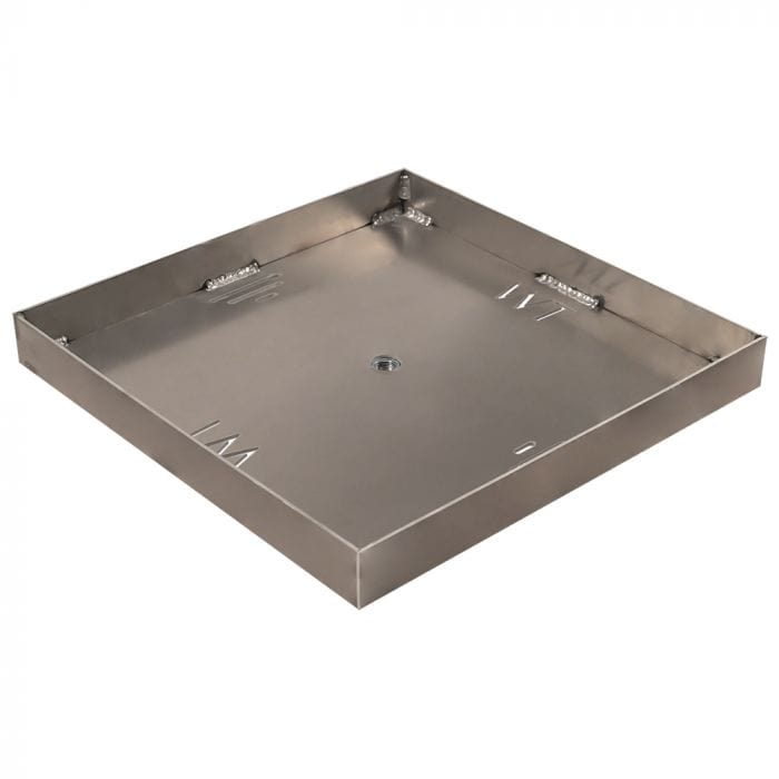 Warming Trends Square 31-35-inch Aluminum Fire Pit Burner Pan ALPAN3135S