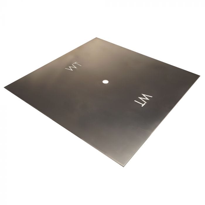 Warming Trends Square 49-59-inch Aluminum Fire Pit Burner Plate ALPL4959S
