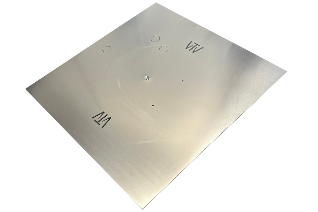 Warming Trends Square 60-inch Aluminum Fire Pit Burner Plate ALPL60S